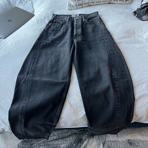 AGOLDE Luna Pieced Wide Leg Jeans